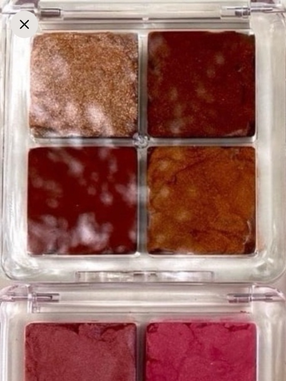 Jones Road Miracle balm RED/Gold quad 4 color CHEEKY TAWNY BRONZE GOLD